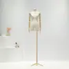 Suporte de Exposição Meio Corpo Feminino para Loja de Roupas Suporte de Exposição de Manequim de Corpo Inteiro Manequim Feminino de Corpo Inteiro com Pernas Divididas Estilo Coreano