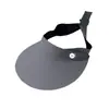 Sombrero de Sol Plegable Integrado sin Costuras, Protección UV de Verano, Sombrero Visera de Protección Solar, Sombrero de Sol Deportivo con Ala Ancha