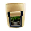 Cubeta de Fieltro Grueso Permeable y Ventilado para Plantar, Cubeta de Plantación Personalizable, Cubeta para Vivero, Bolsa de Fieltro para Jardinería en Balcón