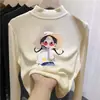 Camiseta térmica infantil de fleece dupla face, novo estilo outono/inverno, camada interna quente e macia para meninas, gola semimangata, top autotérmico