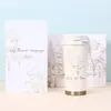 Copo Térmico Flor de Lírio de Aço Inoxidável 304 Alto Valor Estético Copo de Água Portátil para Meninas Café Duplo Vácuo Camada Dupla