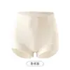 Pantalones Moldeadores de Cintura Alta con Control de Abdomen para Mujer Levanta Glúteos 7A Seda de Morera Antibacterianos Sin Costuras Pantalones de Seguridad Ropa Interior Tres en Uno