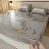 Nuevo Modelo 2026 Esterilla Refrigerante Bordada de Ratán de Hielo - Estilo Capibara - Estilo Oso Pequeño