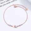 Chengbo Plata de Ley 925 Pulsera de Mariposa para Mujer Verano 2022 Nuevo Diseño Nicho Lujo Ligero ins Sensación de Alta Gama Joyería de Mano