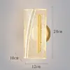 Luminária de parede acrílica guia de luz moderna minimalista led sala de estar minimalista arte nórdica corredor escada parede de fundo luminárias