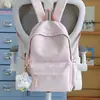 Patrón Nebuloso Azul Hielo con un Estilo Fresco, Mochila para Estudiantes, Ligera y Transpirable, Estilo Universitario, Versátil, Mochila Ligera