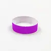 Pulseira Colorida Descartável de Papel DuPont Fluorescente Pulseira de Ticket Universal para Playground Exposição