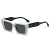 Gafas de sol de estilo coreano con montura grande INS para mujer, gafas de sol de estilo urbano para chicas atractivas, gafas de sol tipo caja del mismo estilo para hombres y mujeres, gafas de sol de estilo urbano