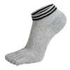 Calcetines de Algodón para Mujer, Bajos, Calcetines Completos de Cinco Dedos, Absorbentes de Sudor, Adecuados para Todas las Estaciones, Otoño e Invierno, Calcetines con Dedos Separados, Venta al por Mayor de Fabricante, Dedos Separados, Algodón Puro