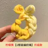 Lazo Trenzado de Alta Elasticidad para el Cabello, Cuerda para el Cabello, Goma Elástica para Mujeres, Creador de Moños, Accesorio para el Cabello que No Daña el Cabello y Protege el Cabello