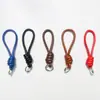 Bolsa de Corda de Couro PU Colorida Pingente Estilo Miu Simples Versátil Charme de Bolsa Chaveiro Acessório Lanyard de Celular Estilo Curto Novo