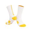 Meias de Basquete Práticas Color Block na Altura da Panturrilha, Meias de Alta Elasticidade, Meias Esportivas Respiráveis e Confortáveis, Meias de Treinamento Profissional Personalizáveis no Atacado