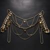 Cadena corporal de diamantes de imitación de AliExpress, accesorios sexys para vestido de novia, cadena trasera con borlas sencillas, cadena corporal femenina.