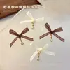 Accesorios de Moño para Uñas de Organza, Moño de Cinta Simple Estilo Ballet de Primavera, Decoraciones Dulces y Versátiles para Uñas