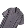 Camisa Polo de Hielo de Seda de Verano Camiseta de Secado Rápido para Hombre Running Cuello Redondo Deportiva Casual Manga Corta 6893