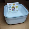 Mini Lixeira Fofa de Mesa, Pequena Lixeira Doméstica Criativa de Luxo, Cesto de Armazenamento Estilo Ins para Mesa de Centro