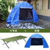 Cama de campaña Soarer Verde Militar Descanso para el almuerzo Acampada en el campo Rescate de emergencia Escolta Ligera Individual Plegable Personalizada