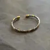 Pulsera de latón de Nepal, cobre tricolor, talla única, accesorios de joyería neutros, 14 cm de largo, ajuste libre