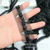 1cm Nuevo Estilo Francés Bordado Cuentas Tubulares Cuentas de Semilla Lentejuelas Código de Barras Accesorios para Vestido de Boda Decoración de Vestido de Gala Encaje Bordado Pesado