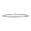 Pulsera de Tenis de Plata de Ley S925 Transfronteriza Moissanita Plata de Ley Nicho Lujo Ligero Pulsera de Gama Alta Joyería de Mano Versátil de Moda para Mujeres
