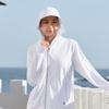 Ropa de Protección Solar Similar a la Usada por una Cierta Celebridad, Ropa de Verano con Protección UV para la Piel para Hombres, Ala Desmontable, Protección Solar para Pesca UPF50+