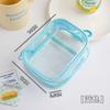 Nova Bolsa Multifuncional para Bebê, Bolsa de Cosméticos de PVC Espessado, Bolsa de Cosméticos Compacta e Portátil com Compartimentos, Bolsa de Cosméticos, Porta-Moedas