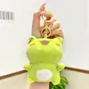 Llaveros de felpa de dibujos animados de moda, muñecos peludos lindos y peculiares, colgantes para mochila de pareja, venta al por mayor de accesorios