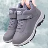 Zapatos para Hombre Estilo Nuevo Zapatos de Algodón Invierno Venta Cruzada Dropshipping Botines Velcro Botas de Algodón Calientes Suela Gruesa Cómodos para Caminar Botas de Hombre