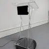 Podio de Acrílico, Soporte de Exhibición de Acrílico, Mesa de Conferencia y Ponencia Hecha a Medida, Podio de Discurso Premiado de Plexiglás