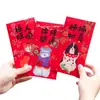Fuwangrenshun 2026 Ano do Cavalo Envelope Vermelho de Ano Novo Cachorrinho Desenho Animado Festival da Primavera Pacote Vermelho Universal de Ano Novo Pacote da Sorte de Ano Novo