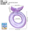 Fila flotante de aguacate nueva transfronteriza Anillo de natación inflable de PVC Forma de fruta Suministros auxiliares de natación Venta al por mayor