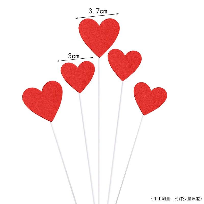 SKU-14-EVA爱心红色插牌 (1)