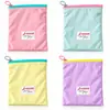 Bolsa de Armazenamento para Macarons Feminina Portátil para Passeio Fina Bloco de Cores Armazenamento Pequena Bolsa Cabo de Dados Batom Bolsa de Maquiagem Bolsa de Armazenamento