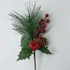 Decoración Navideña DIY de Agujas de Pino y Piñas - Más Vendido Transfronterizo