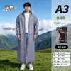 Impermeable desechable talla grande 115 kg extra grande talla plus cuerpo entero extra grande portátil resistente de alta resistencia largo a prueba de lluvia para lluvia intensa