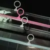 Embalagem Transparente de PVC para Pequenos Acessórios do Fabricante, Bolsa Organizadora de Três Compartimentos para Miçangas, Embalagem de Brinquedos, Saco com Zíper Fosco