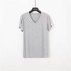 Camiseta Blanca Pura de Manga Corta para Hombre para Trabajo de Verano, Camiseta Básica de Media Manga, Camiseta Casual Ajustada Slim-Fit para Fitness y Social