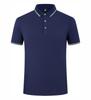 Camisa polo de cor sólida com logotipo impresso personalizado, camisa para publicidade da cultura corporativa, macacão, seda gelada, gola lapela, manga curta, bordado personalizado