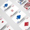 Cartões de Corte de Flores para Prática, Adereços Mágicos Personalizados, Poker Especial Interativo, Cartas de Poker de Entretenimento com Miolo Preto Personalizado, Personalizado