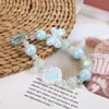 Cadena para Teléfono con Abalorios de Mariposa Color Caramelo Funda de Teléfono Llavero Colgante Bloques de Construcción Corazón Accesorios para Bolsos Venta al por Mayor