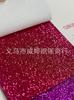 Cor Glitter Opcional 128g Papel Glitter de Cor Sólida com Cor na Borda, Papel Glitter para Embalagem de Presente, Papel de Fundo para Crachá