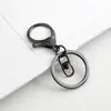 Chaveiro Corrente de Quatro Seções Conjunto de Três Peças Pendurado Acessórios para Joias DIY Materiais Artesanais Fecho Lagosta 30mm Chaveiro em Forma de 8