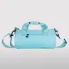 Bolsa Esportiva Redonda de Grande Capacidade Nova Transfronteiriça, Bolsa de Mão e Bolsa Transversal de Pano Oxford Impermeável, Bolsa de Viagem Casual de Cor Sólida