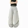 Calça Paraquedista Leve Nova 2026 com Estampa de Estrela, Calça Larga Solta, Estilo Streetwear Vintage, Calça Reta Versátil Casual