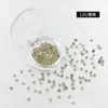 Dongzhou Crystal Diamante Redondo de 3 mm Diamante Redondo de Fondo Puntiagudo Ss12 Diamante Suplementario de Cristal K9 de Alta Calidad Diamante Popular de Xiaohongshu para Arte de Uñas