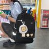 Mochila Casual Versátil de Moda Transfronteriza Nueva Mochila de Gran Capacidad Portátil Mochila Escolar para Estudiante de Secundaria y Preparatoria Femenina