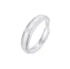 Anillo Galaxia Brillante Chispeante de Plata de Ley S925 Lujo Accesible Estilo Simple de Mediados de Siglo Anillo de Cola Anillo de Diamante Cepillado de Gama Alta