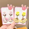 2025 Nuevos Pendientes Falsos Anti-Dolor de Princesa Kuromi para Niñas Pendientes de Dibujos Animados de Verano para Niños Sin Perforación Pendientes Joyería