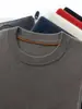 Suéter de imitación de alta calidad para hombre, 100% cachemir puro, cuello redondo, otoño e invierno, cálido, color liso, casual de negocios, jersey