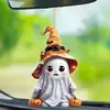 Colgante de Coche de Calavera Acrílica 2D Nuevo Transfronterizo Decoración Creativa de Halloween para Coche Accesorio Personalizado para Coche Lujo Ligero